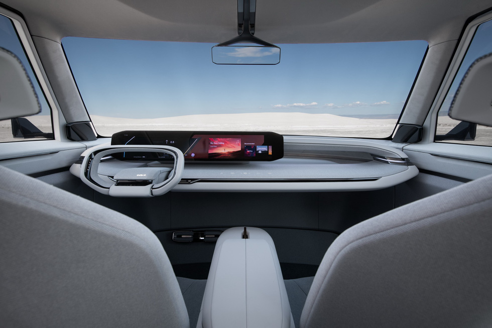 Nội thất bên trong xe điện Kia EV9