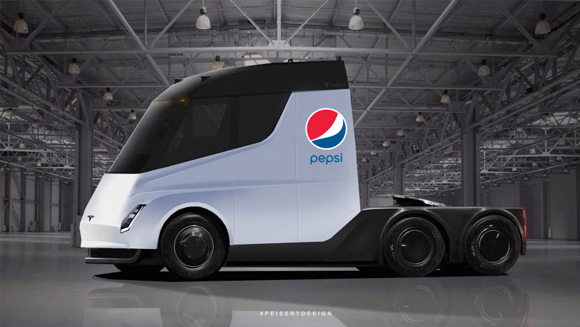 Pepsi Co đã nhận được lô xe tải điện Semi đầu tiên mà công ty đã đặt hàng từ năm 2017