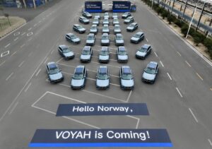 500 chiếc SUV điện Voyah đến Na Uy