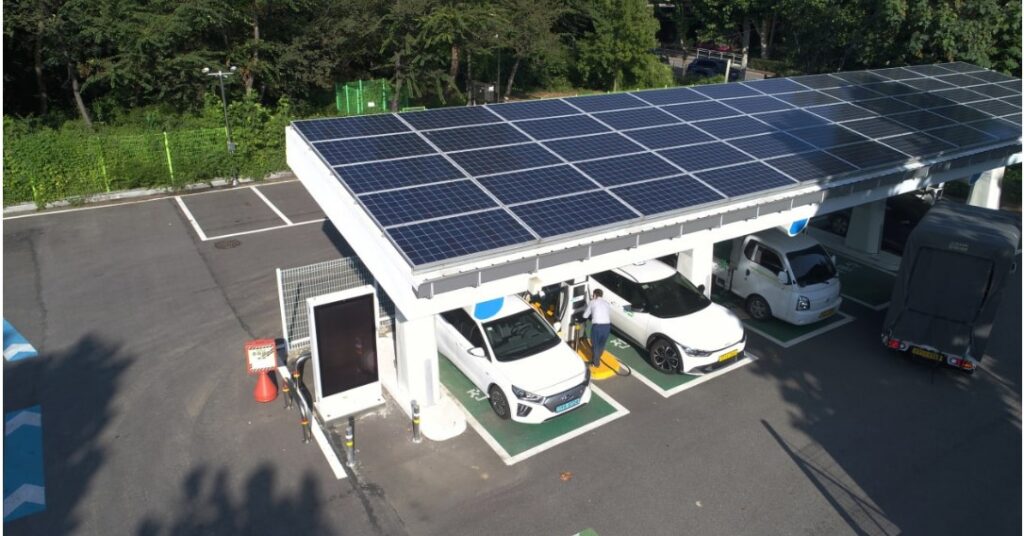 Trạm sạc xe điện ở Nha Trang Khánh Hòa năng lượng mặt trời ở thành phố Seoul