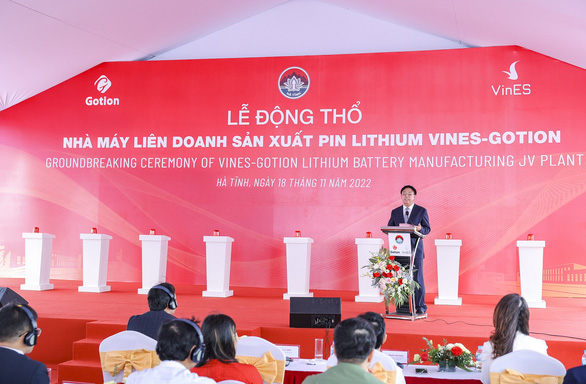 Chủ tịch Tập đoàn Gotion High-Tech Li Zhen đánh giá cao quan hệ đối tác chiến lược giữa Vingroup và Gotion trong lĩnh vực năng lượng mới