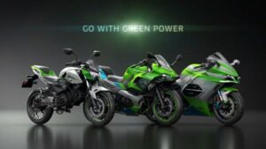 Kawasaki giới thiệu các nguyên mẫu Ninja EV, Z EV và Hybrid EV