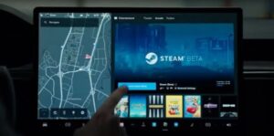 Tesla ra mắt ứng dụng Steam trên xe điện với hàng ngàn trò chơ