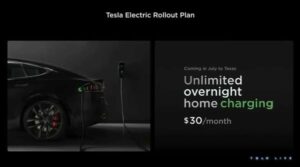 Tesla cung cấp dịch vụ sạc qua đêm không giới hạn, giá 1 USD/ngày