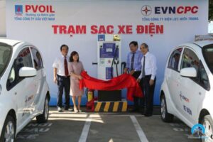Ngoài VinFast, EVN cũng đã tham gia thị trường sạc xe điện tại Việt Nam
